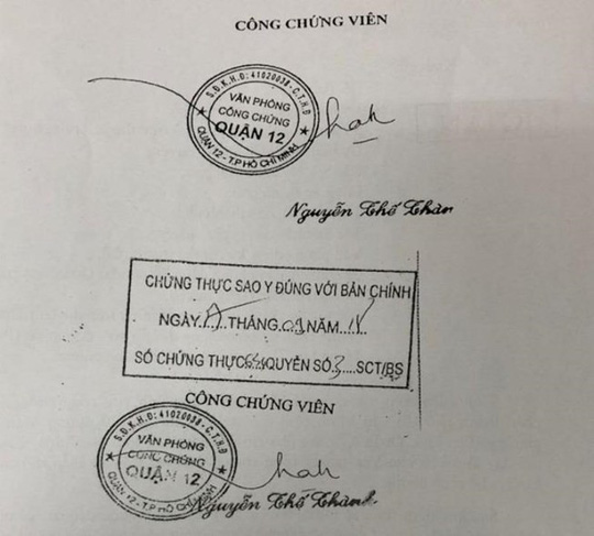 TP[-]HCM:[-]Phát[-]hiện[-]một[-]phòng[-]công[-]chứng[-]giả[-]ở[-]quận[-]9